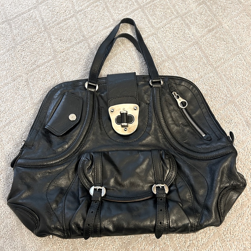 Alexander McQueen Black Novak Handbag - BEAUTIFUL CONDITION